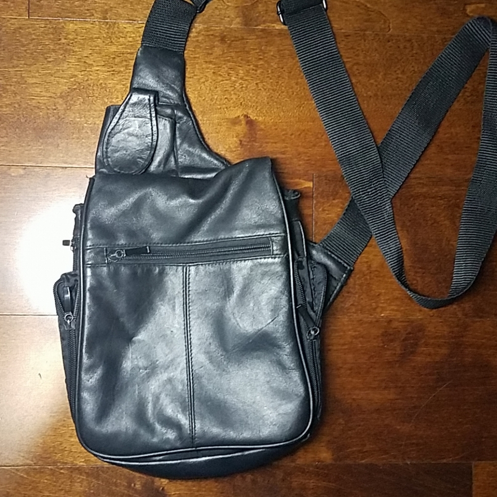 Black Buxton Crossbody Purse Bag